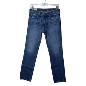 Abercrombie Kids Girls High Rise Straight Leg Jeans Size 16‎ Regular Medium Wash
